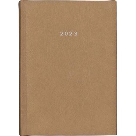 Ημερολόγιο ημερήσιο δετό Next Old Leather 2023 14x21cm ταμπά